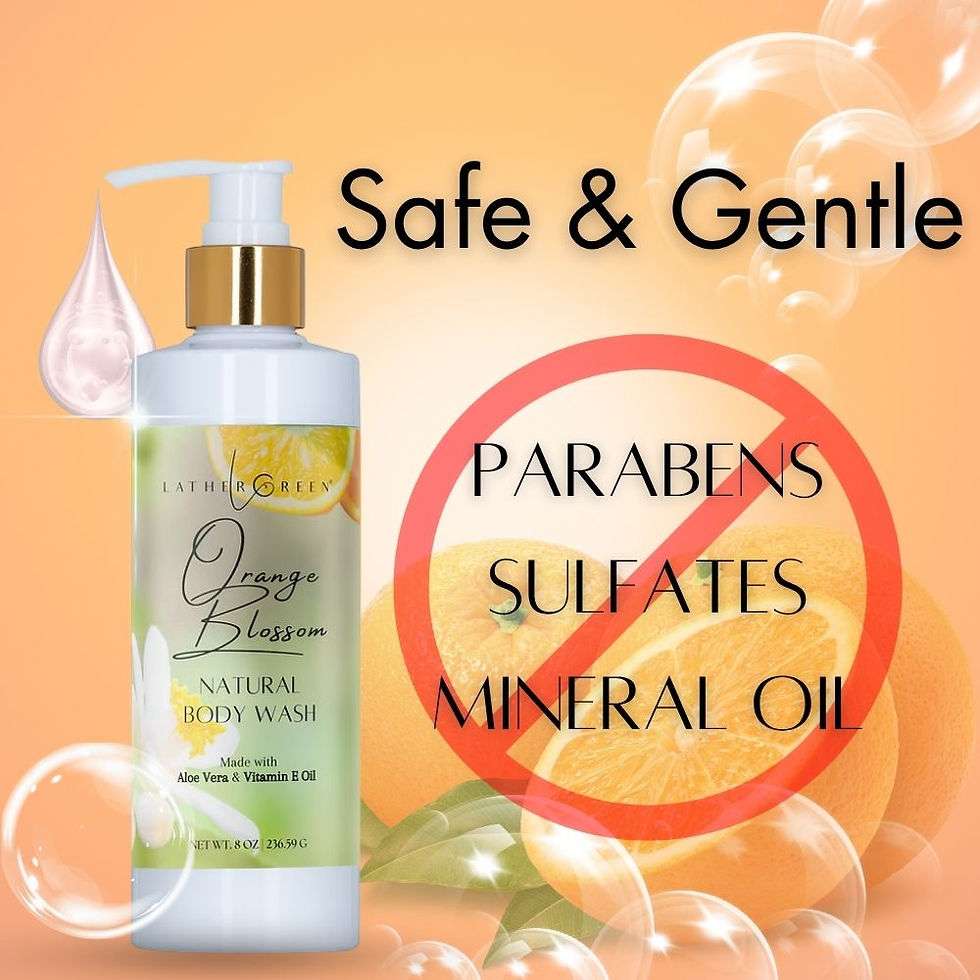 Miniatura: Gel de baño natural con azahar