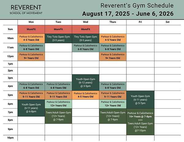 parkour classes fresno