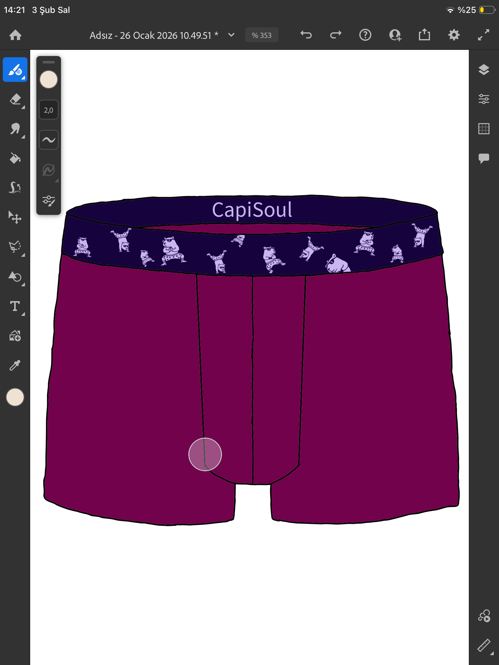 An image showing the user input