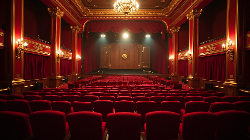Eye-level view of Leicester Square Theatre's performance area
