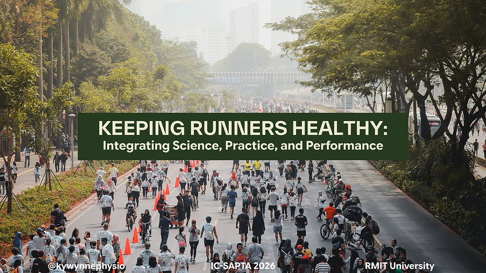 IC SAPTA 2026 endurance runners ky wynne keynote presentation