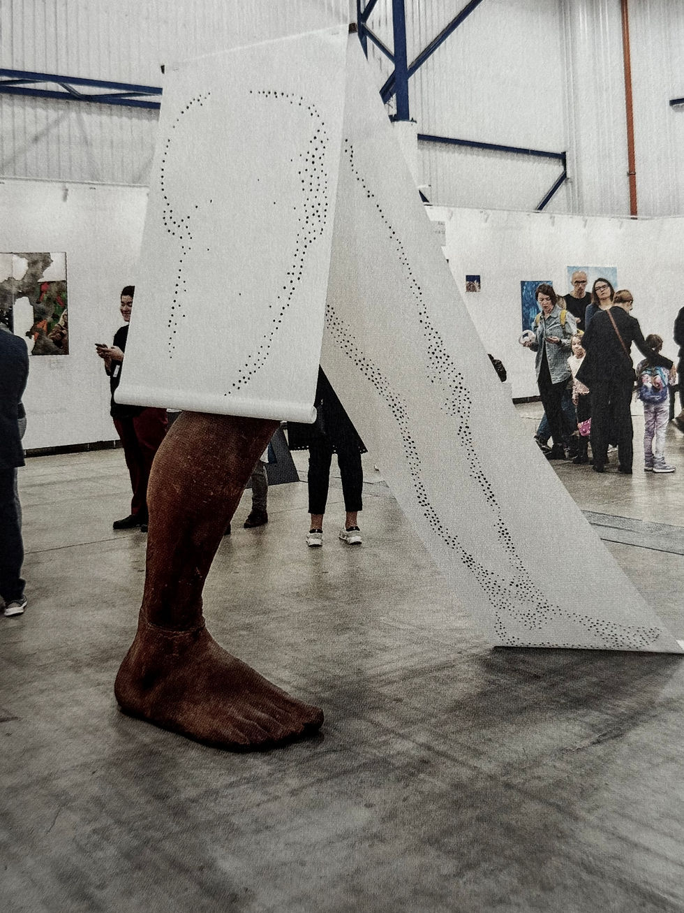 Paroda „Takas", „ArtVilnius'24" Mato Janušonio darbas Andrejaus Vasilenko nuotr.