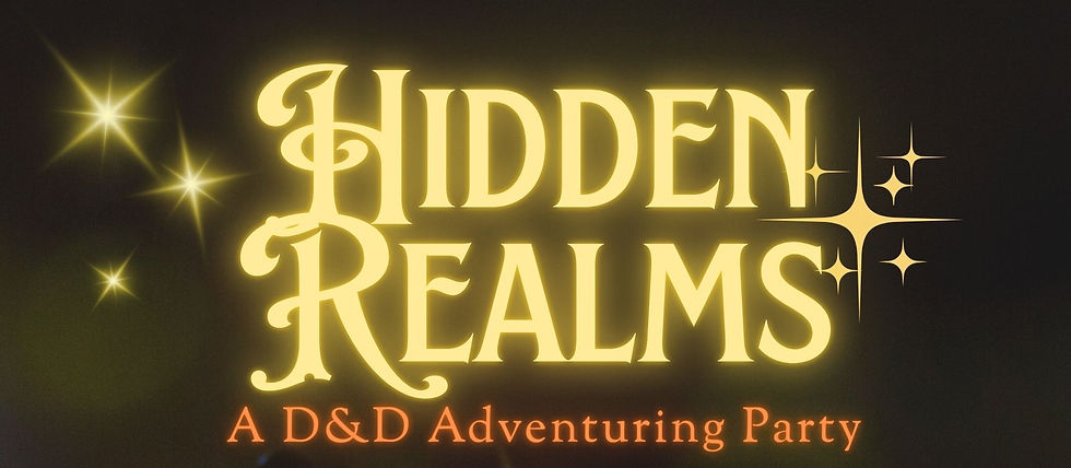 Hidden Realms: A Dungeons & Dragons Style Adventuring Party 