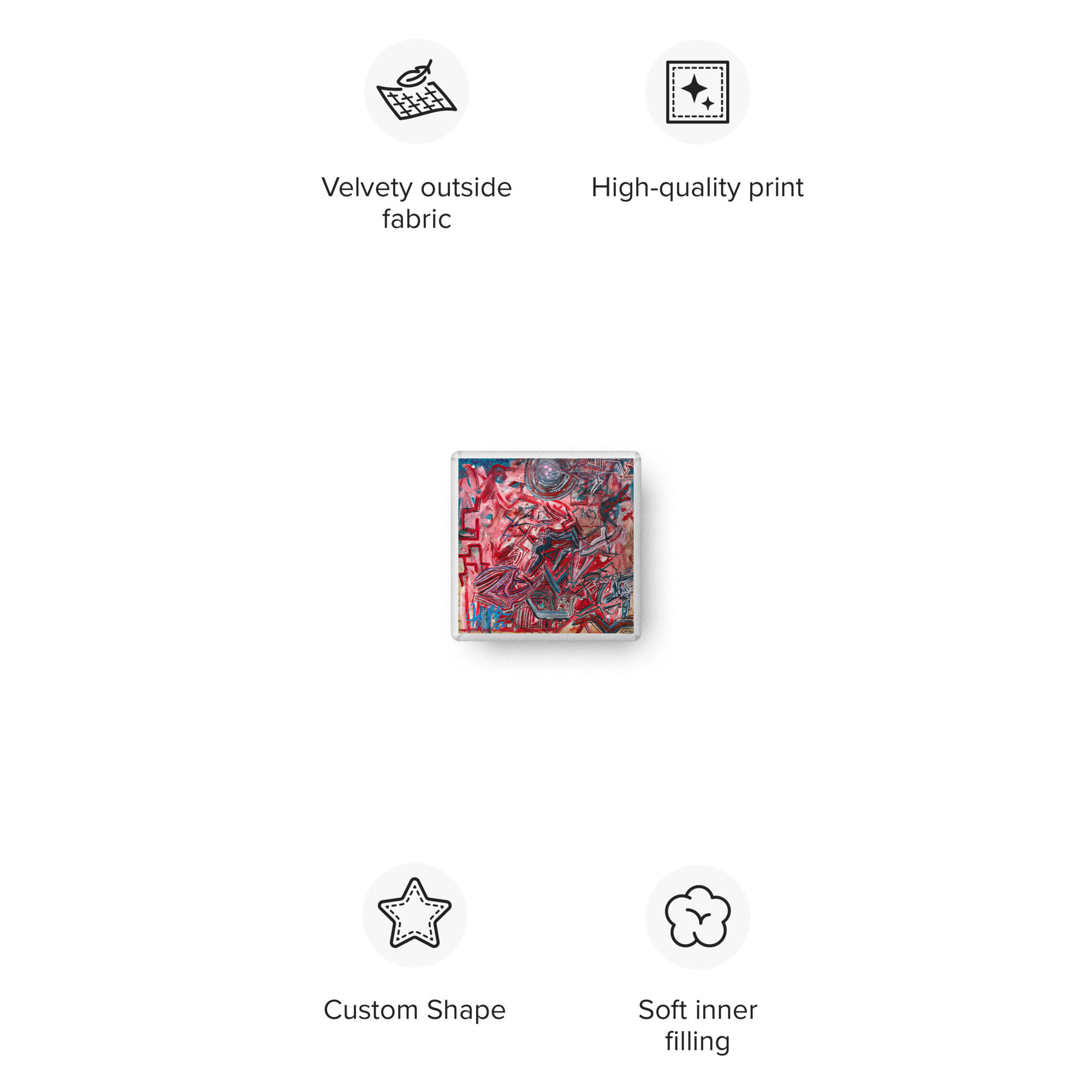 Custom-shaped pillow