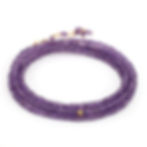 amethyst wrap bracelet