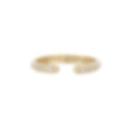 chubby diamond equilibrium cuff ring