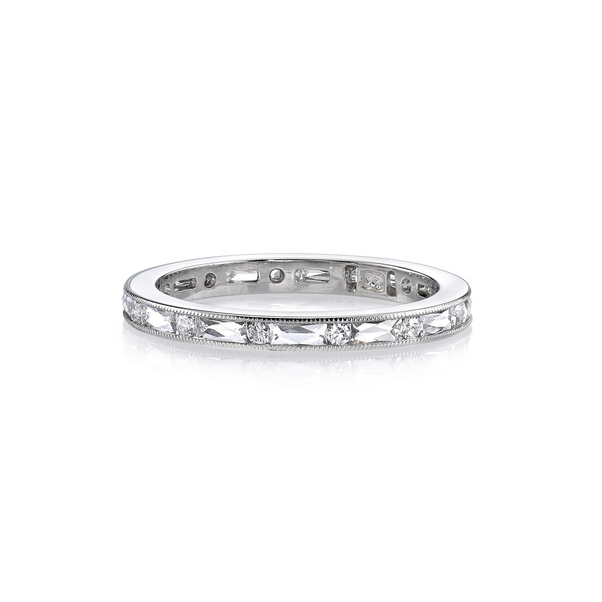 platinum and diamond 'paige' eternity ring