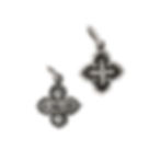 tiny latin diamond cross charm