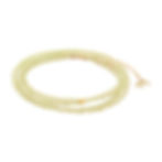 peridot wrap bracelet, 34"