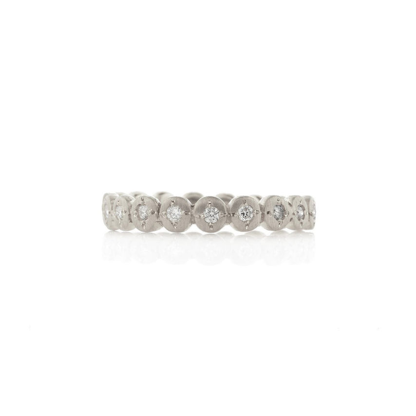 platinum river rocks diamond ring