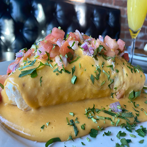 SMOTHERED BREAKFAST BURRITO image