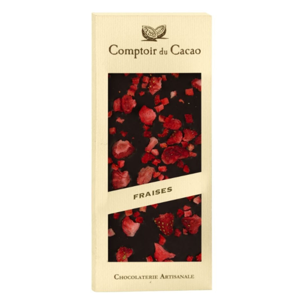 Comptoir du Cacao Strawberry Dark Chocolate Bar