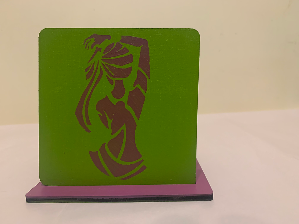 6 Coasters with stand