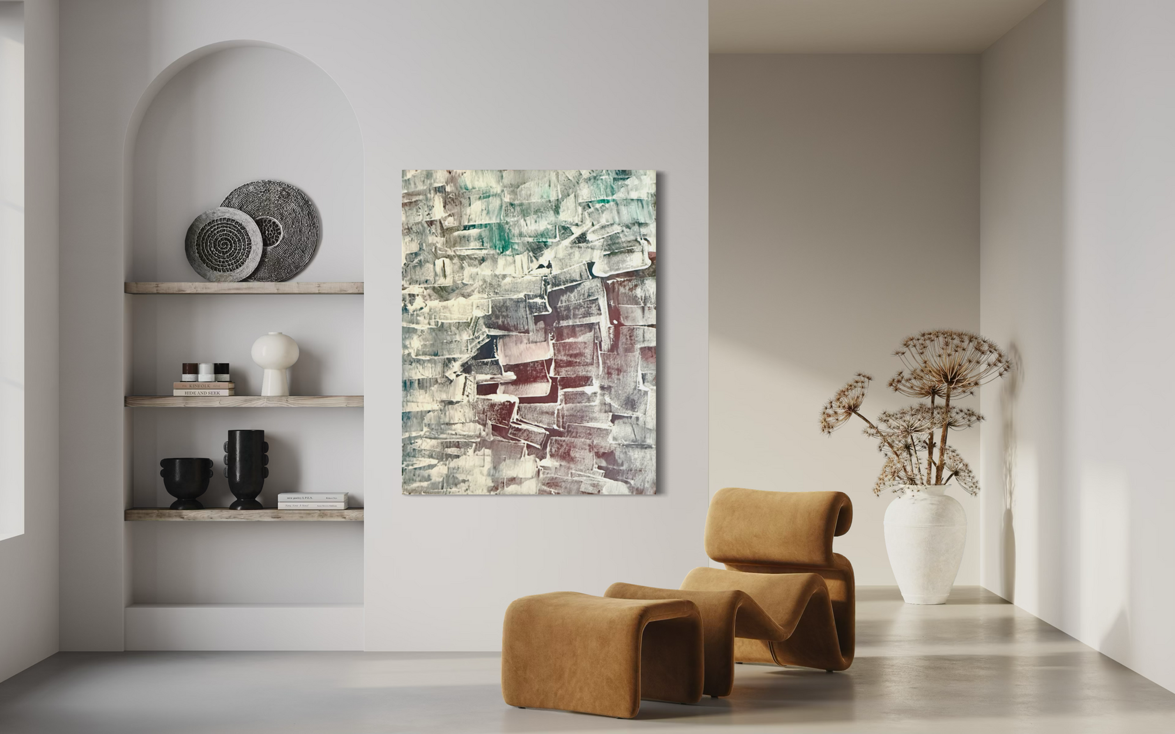 The Rift of Redemption — An Abstract Vision of Christ's Breaking Grace Original