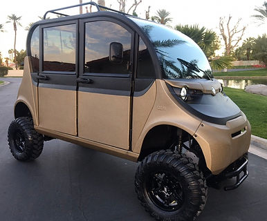 bad ass GEM car with doors and heaters. Sunroof and Lift.