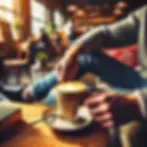 Me gusta mucho tomar café