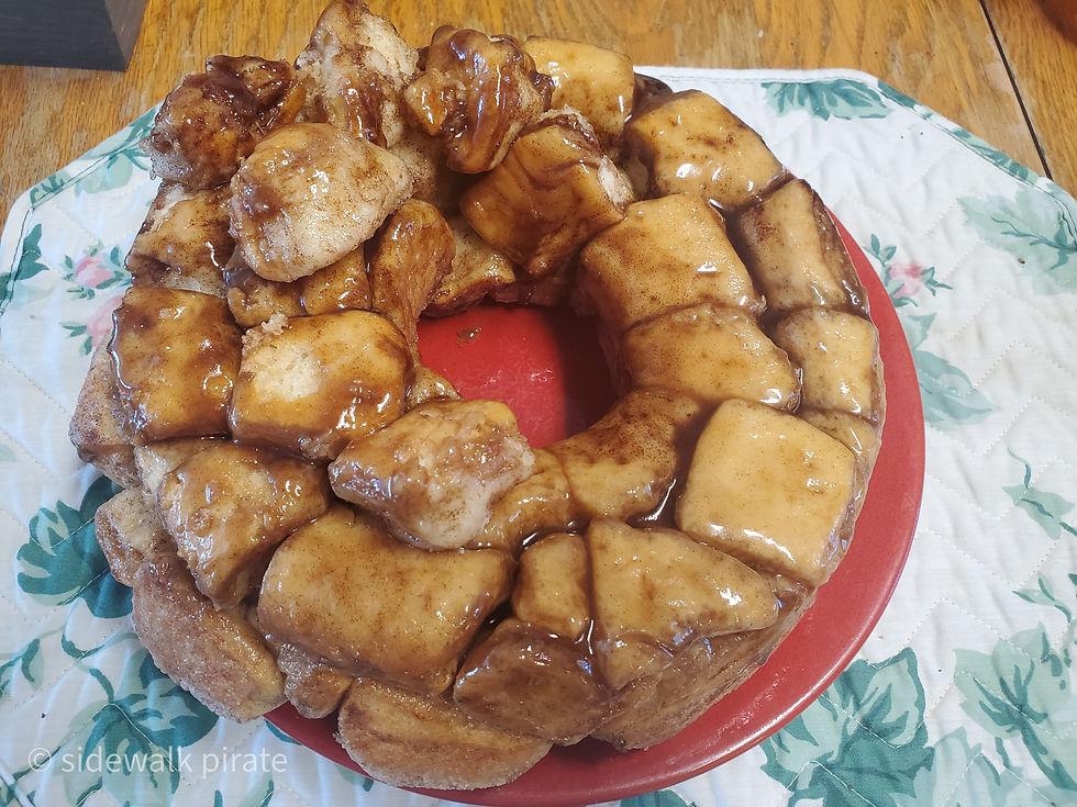 Sourdough pullapart monkey bread