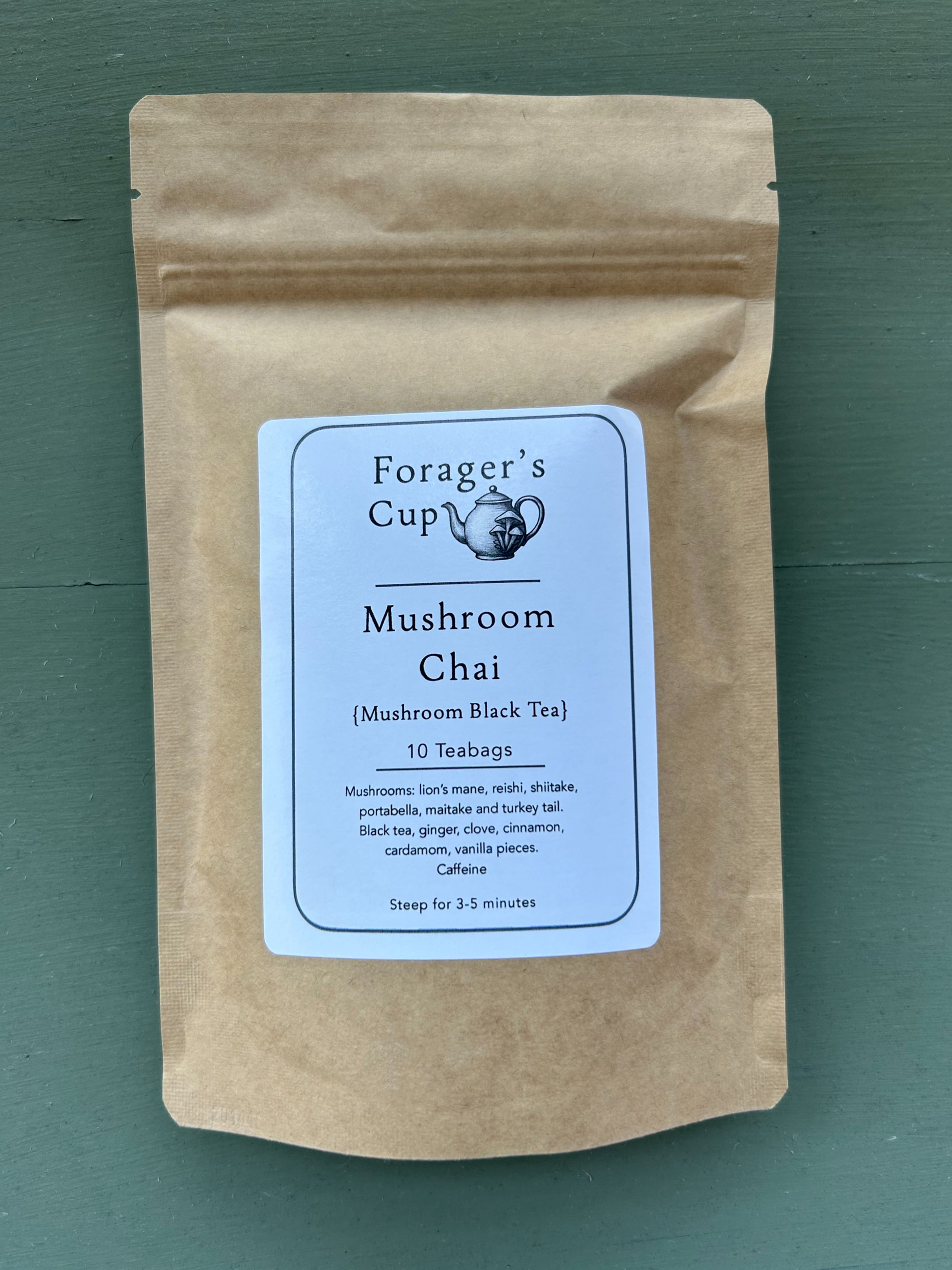 Mushroom Chai Tea
