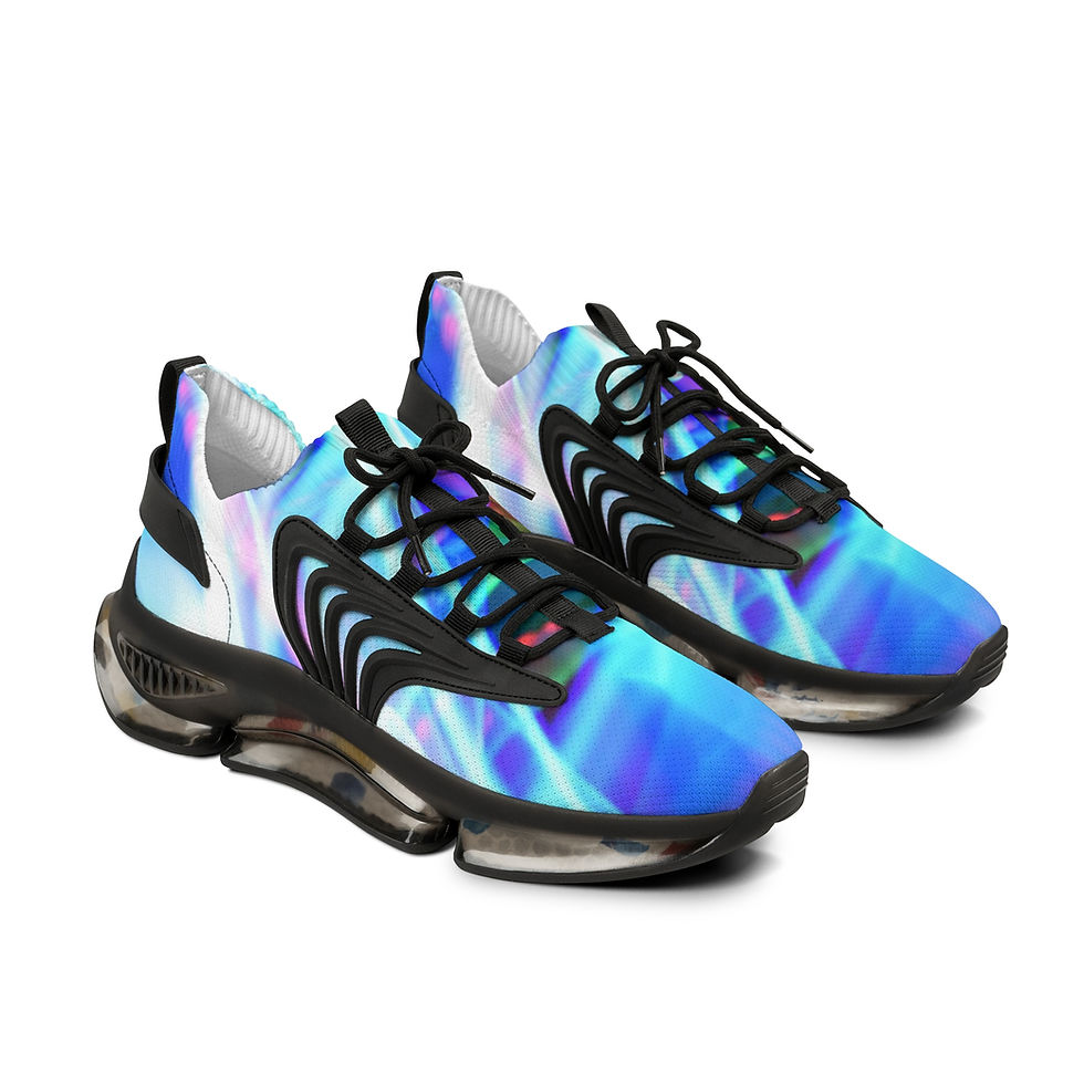 Thumbnail: Waves of Light Men's Mesh Sneakers