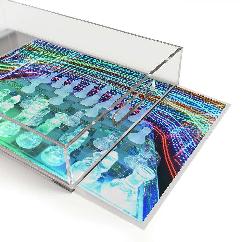 Thumbnail: Chessboard Acrylic Serving Tray