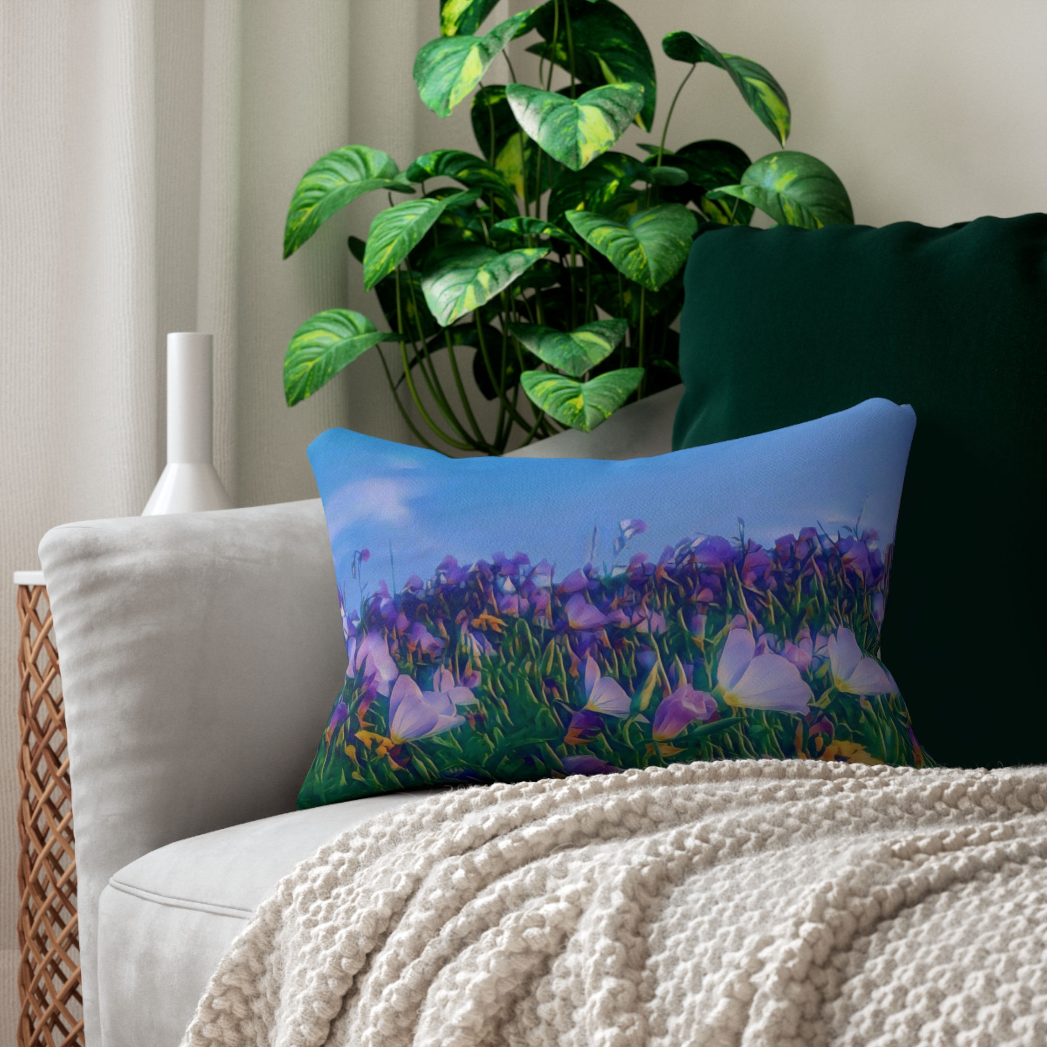 Wildflower Lumbar Pillow