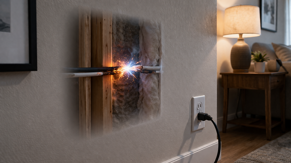 When an arc happens, it may cause a fire hazard.