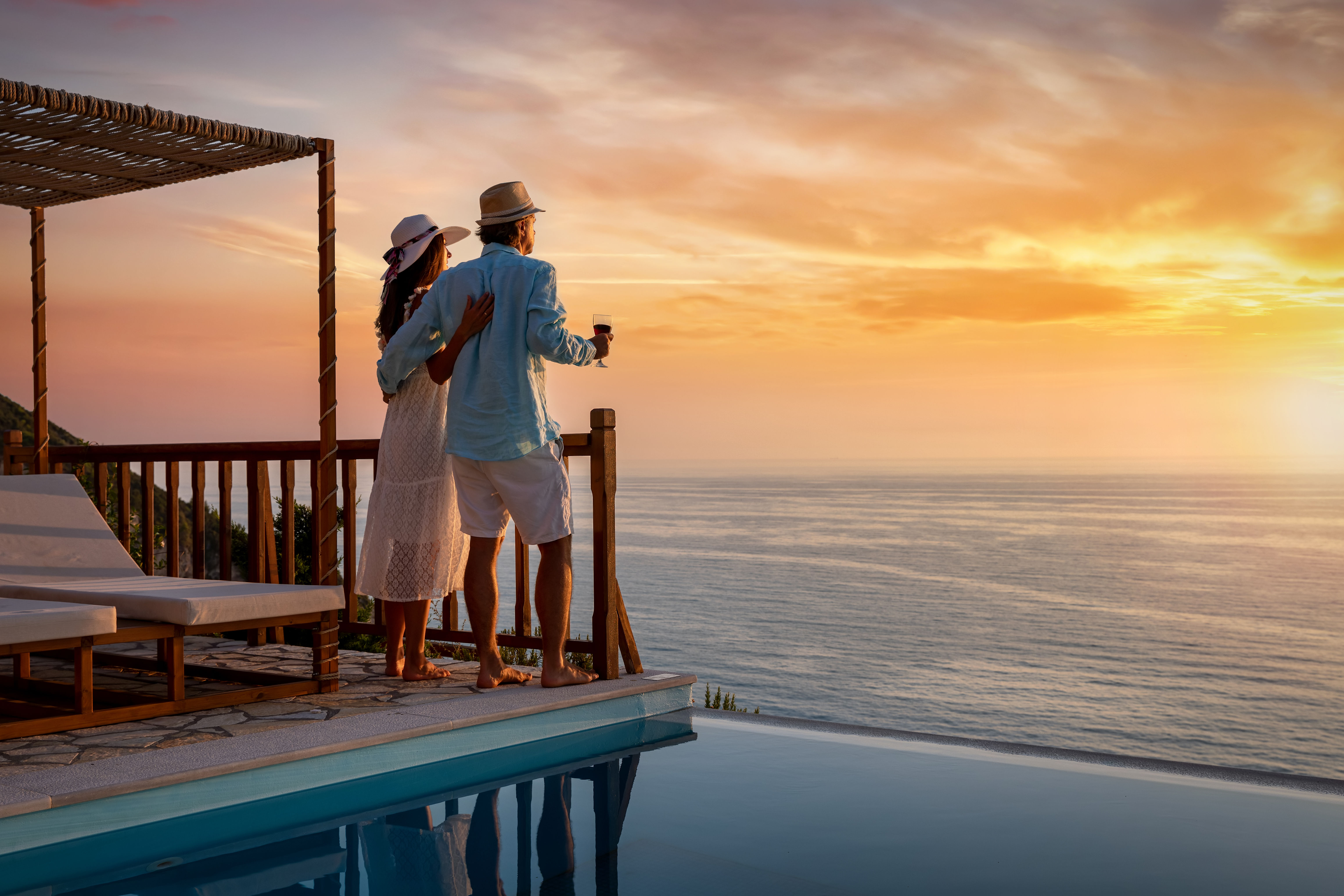 Living at nature being at peace and ease with your loved ones
