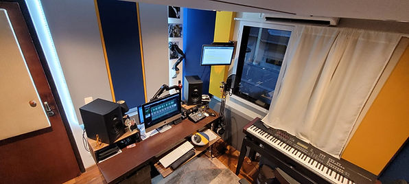 Foto do meu estúdio de locução publicitária e dublagem remota