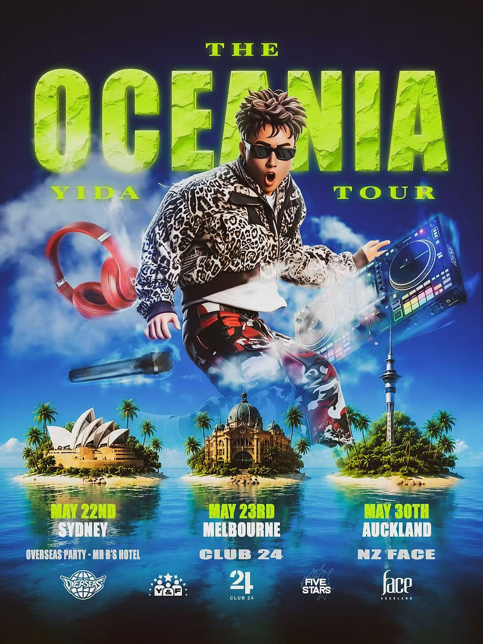 DJ YIDA THE OCEANIA TOUR 2026