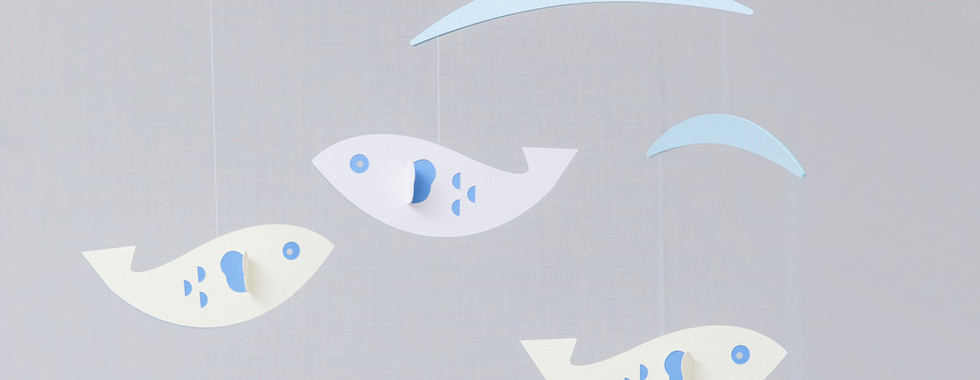 魚のモビール