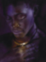 The golden neacklace 48"x36" oil on canvas