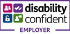 Disability Confident Employer logo.