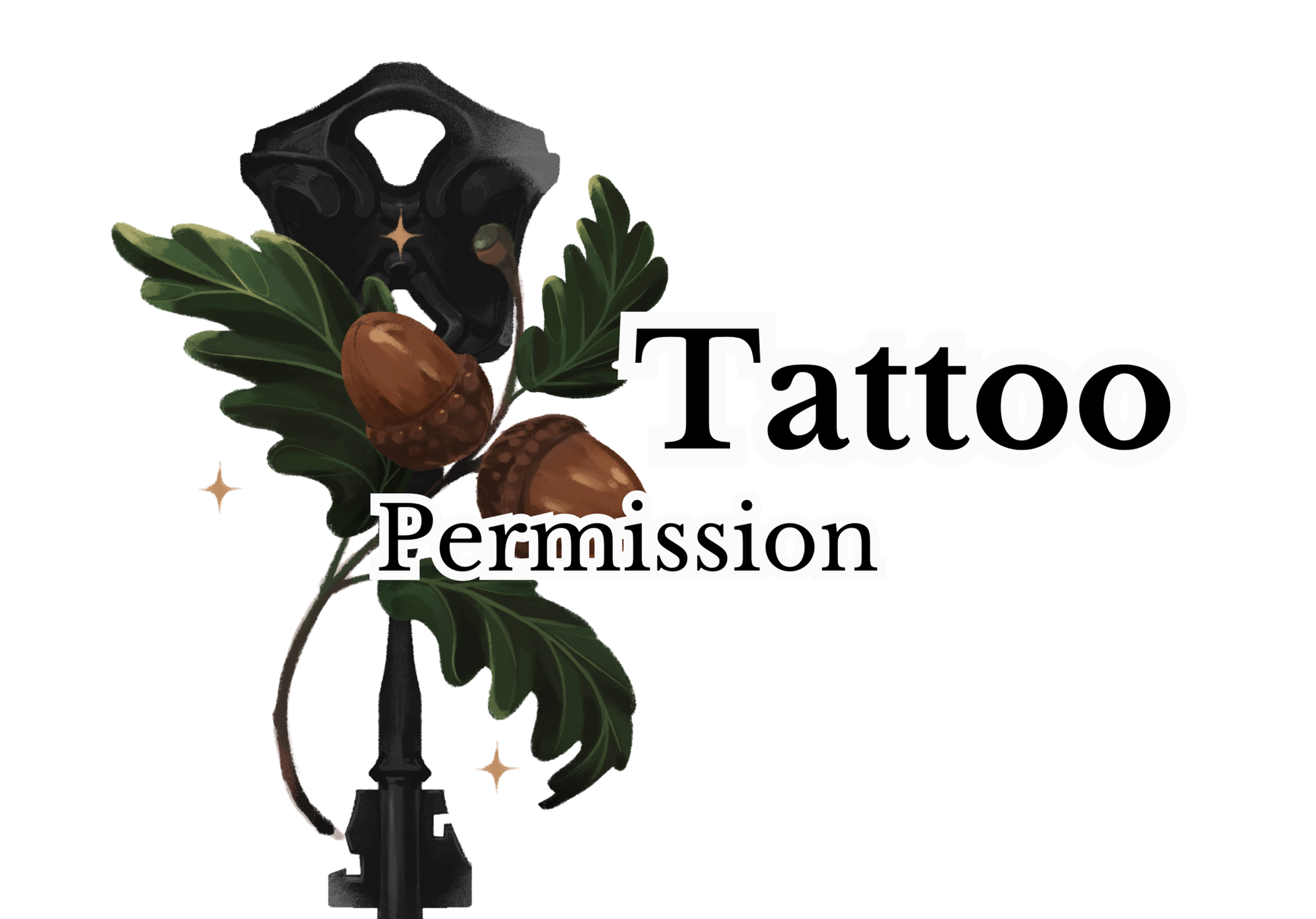 Tattoo Permission - Key of Oak Tree