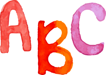 Watercolor Alphabet Letters
