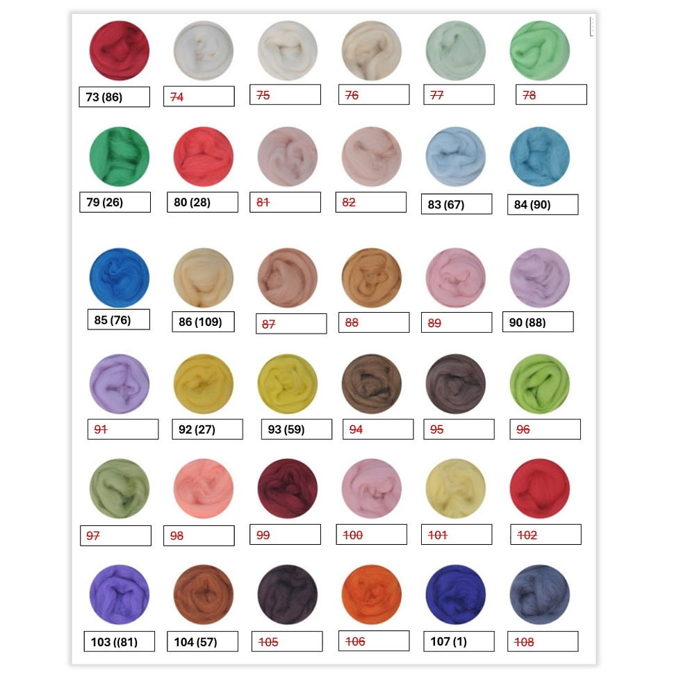 Thumbnail: Merino Wool Roving (per oz.)