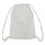 Thumbnail: White Cotton Canvas Drawstring Bag
