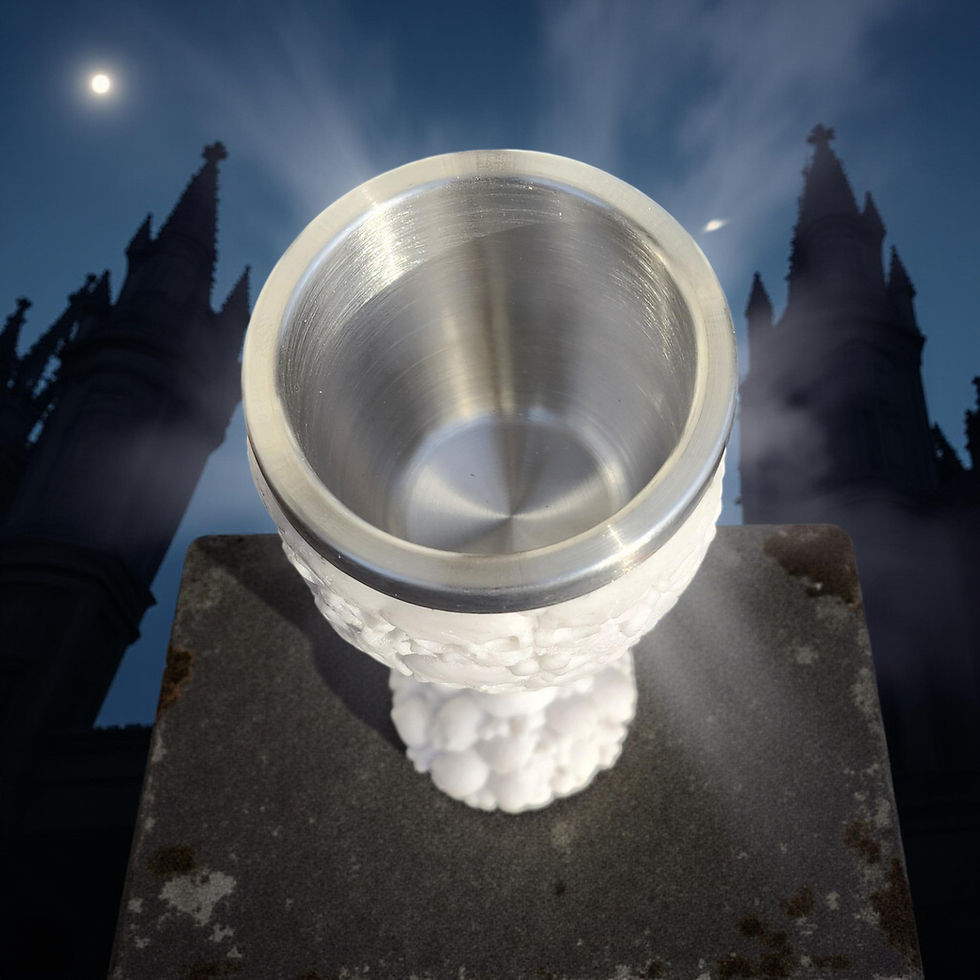 Thumbnail: skull chalice paintable cup