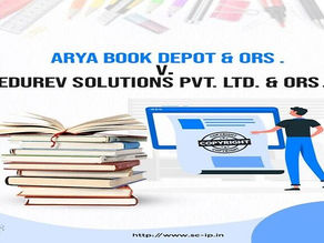 Order dt. October 12, 2021 in the case of Arya Book Depot & Ors. v. Edurev Solutions Pvt. Ltd.