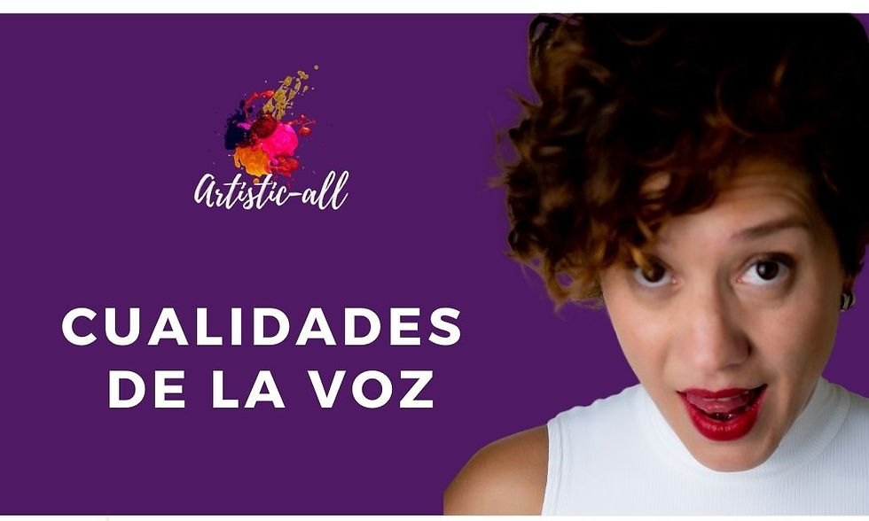 CUALIDADES DE LA VOZ