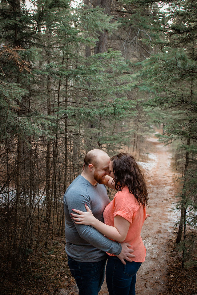 Calgary Engagement Photographer Pose Ideas