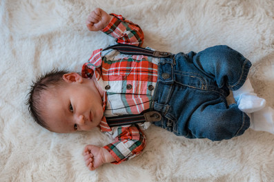 Christmas newborn photos