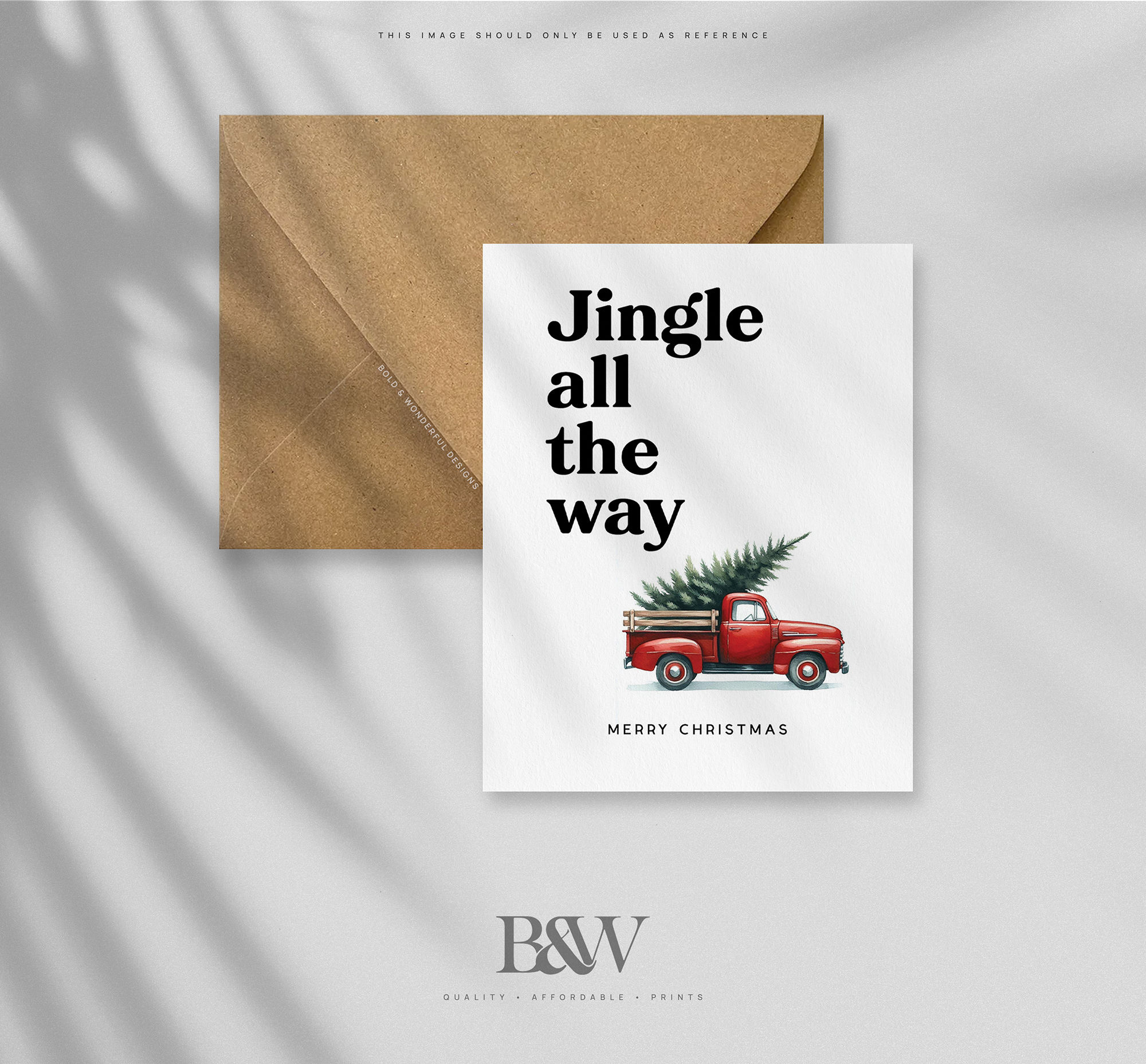 Jingle all the way Christmas Card
