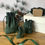 Thumbnail: 100% Cotton Forest Green Drawstring Bags Gift/Jewellery Pouches