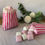 Thumbnail: Pink Candy Stripe Paper Gift Bags