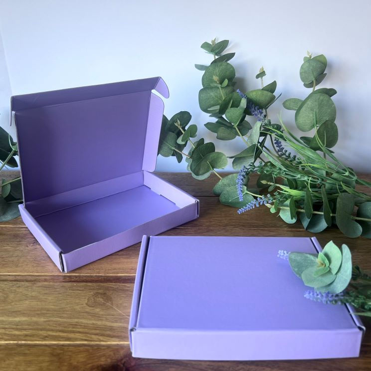 Thumbnail: Lavender Purple C6 Royal Mail Large Letter Postal Display Boxes