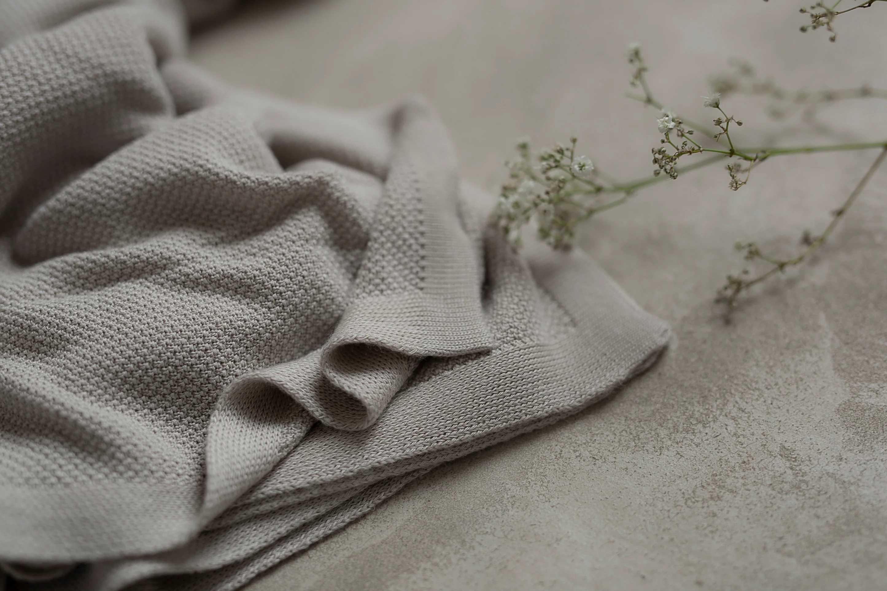 Bamboo Swaddle Blanket / Light Blanket with Silver Ions 100 x 100