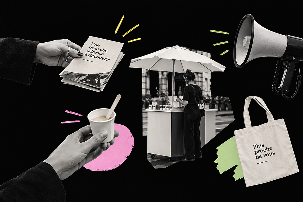 Street-marketing, comment sortir du lot sans crier plus fort que les autres ?