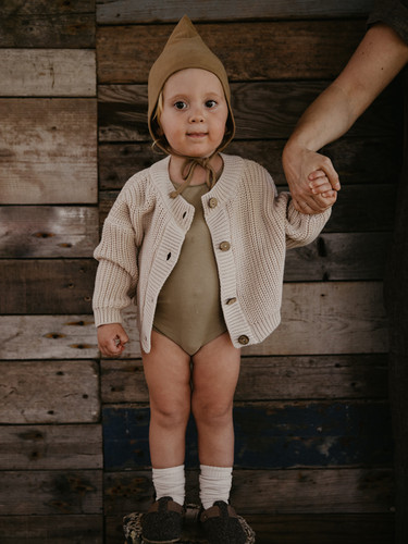 THE SIMPLE FOLK chunky cardigan oatmeal 