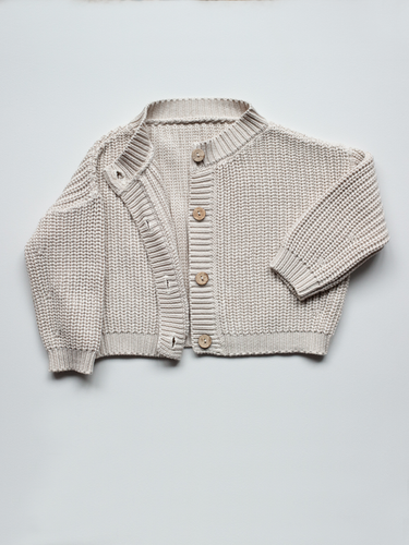 THE SIMPLE FOLK chunky cardigan oatmeal 