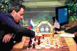 Kasparov playing Deep Blue